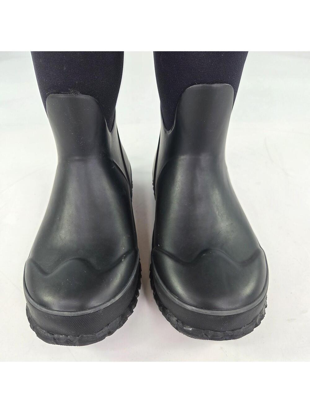 Bogs Grasp Kids Waterproof Boot US 2 Youth Insulated Black Rain Boots - Picture 9 of 10